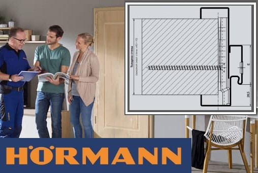 Новинки ассортимента товаров Hormann: телескопическая дверная коробка с возможностью компенсации неровностей стен